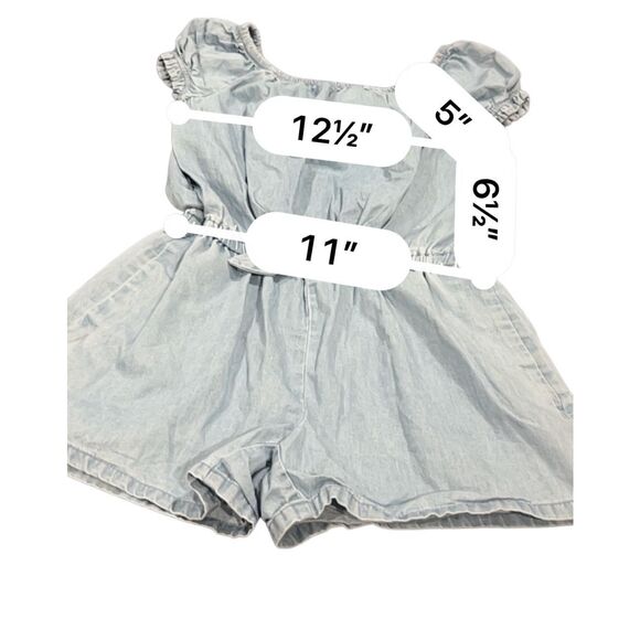 GAP denim Girls jumpsuit dress size 8 - Picture 7 of 11